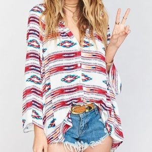 Show Me Your Mumu Todos Santos Cloud Tunic